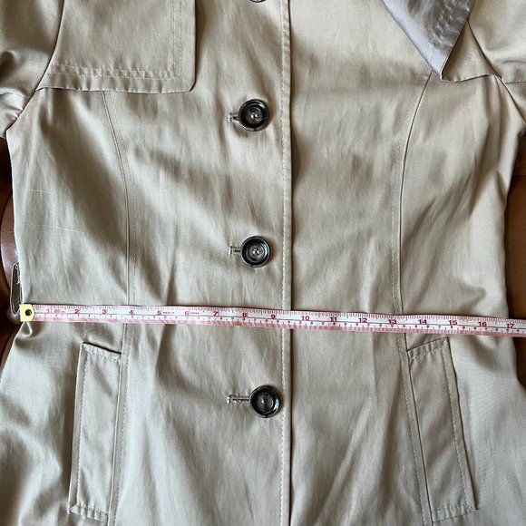 EUC! VIA SPIGA Trench/Rain Coat PP - Picture 13 of 16